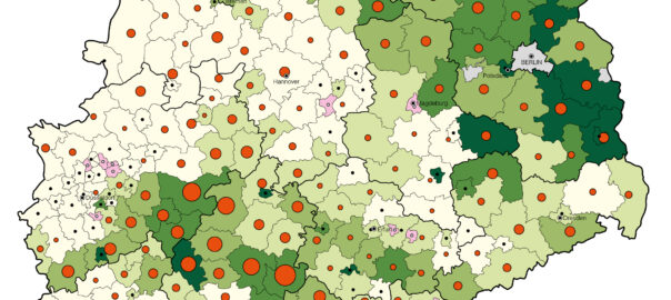 Kartenausschnitt Ökologischer Landbau 2010