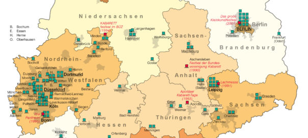 Kartenausschnitt Kabaretts 2012