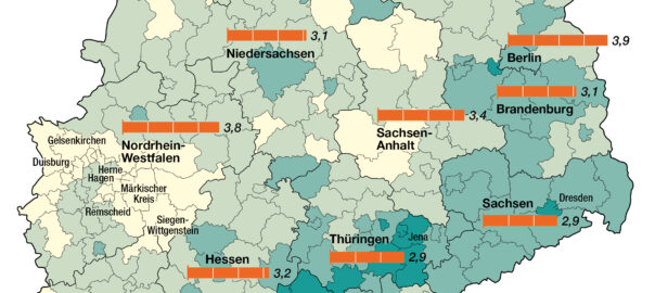 Kartenausschnitt Elterngeld für Väter