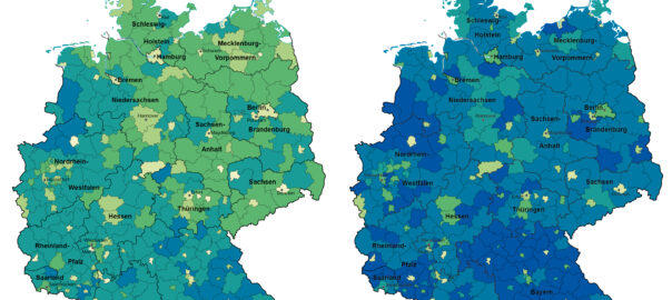Kartenausschnitt Im Haushalt der Eltern lebende 20- bis 24-Jährige 2011