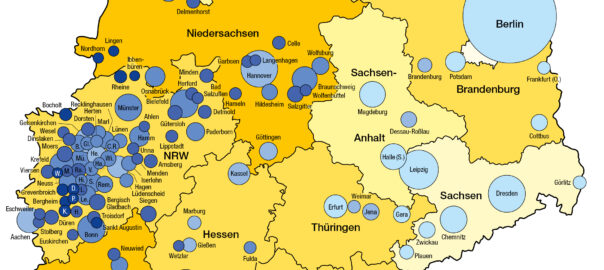 Kartenausschnitt Selbstgenutztes Wohneigentum 2011