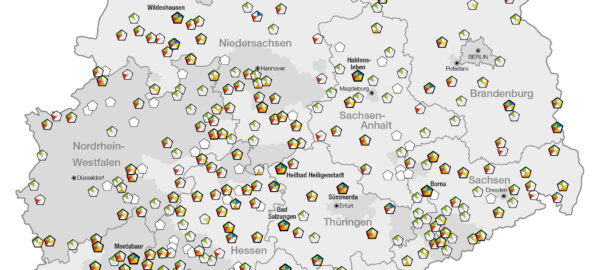 Kartenausschnitt Kleinstädte 2017