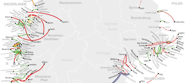 Kartenausschnitt Grenzüberschreitender Öffentlicher Personen- nahverkehr (ÖPNV)