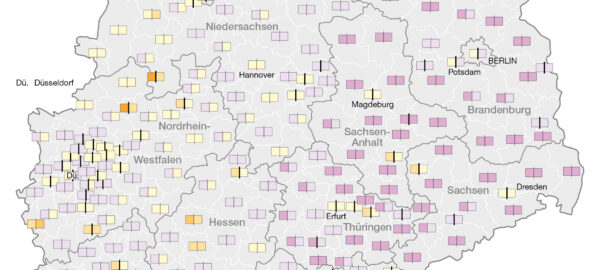 Kartenausschnitt Junge Erwachsene 2021