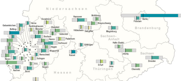 Kartenausschnitt Straßennetz und Tempo 30