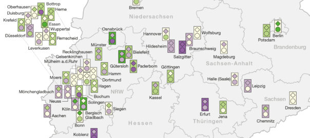 Kartenausschnitt Etablierung von Tempo 30